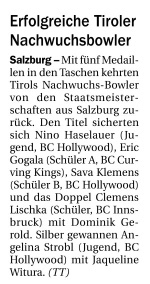 Tiroler Tageszeitung, 24.5.2018